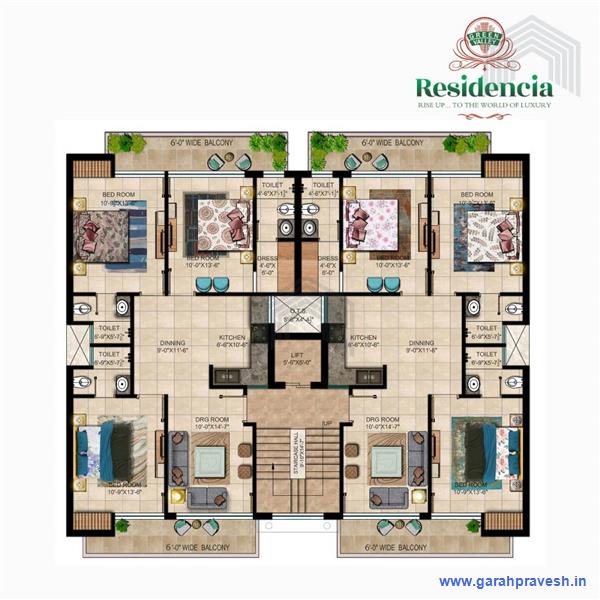 3+1 BHK Luxury Flats