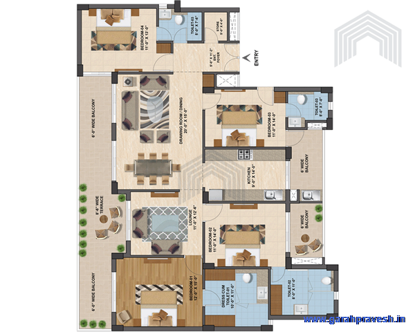 4 BHK Luxury Flats
